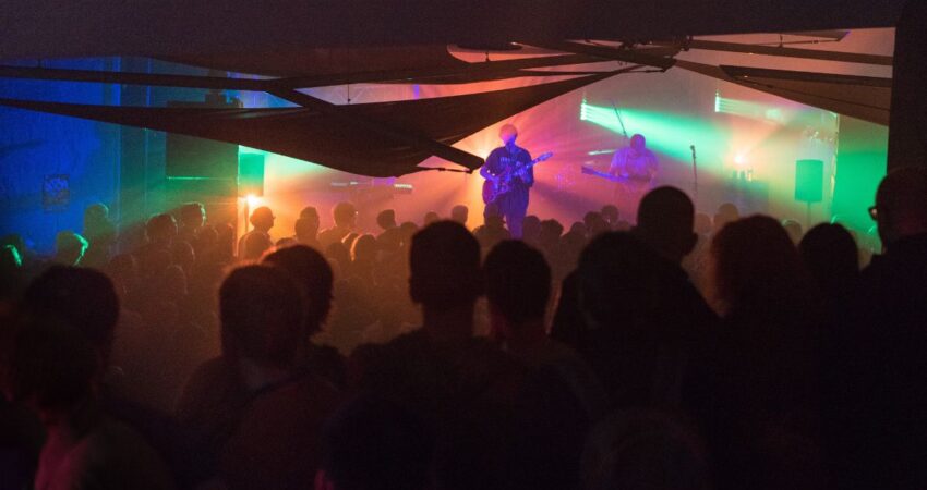 Crowd at Hidden Door music stage